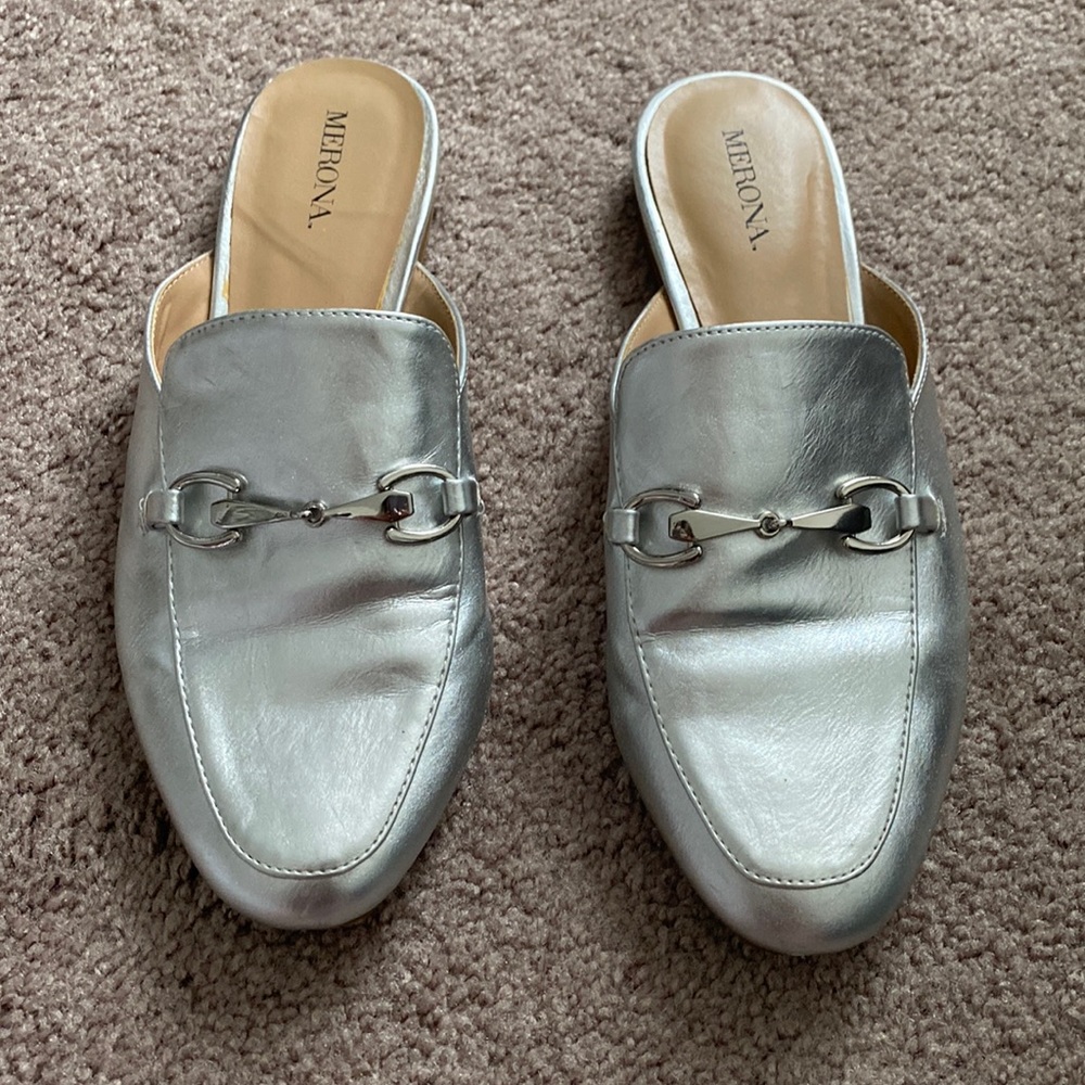 Merona Silver Slides